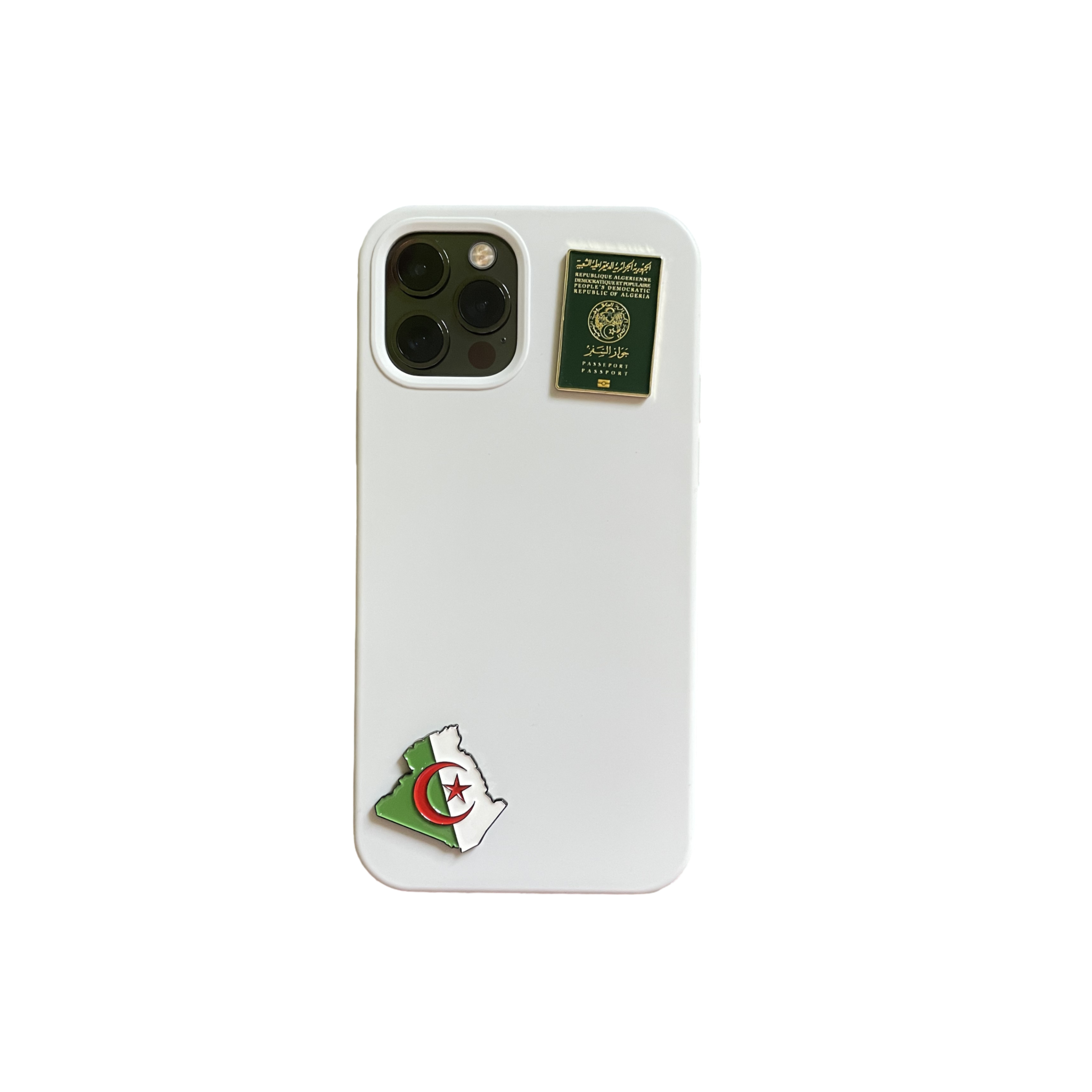 Lot de 2 stickers en métal Algérie