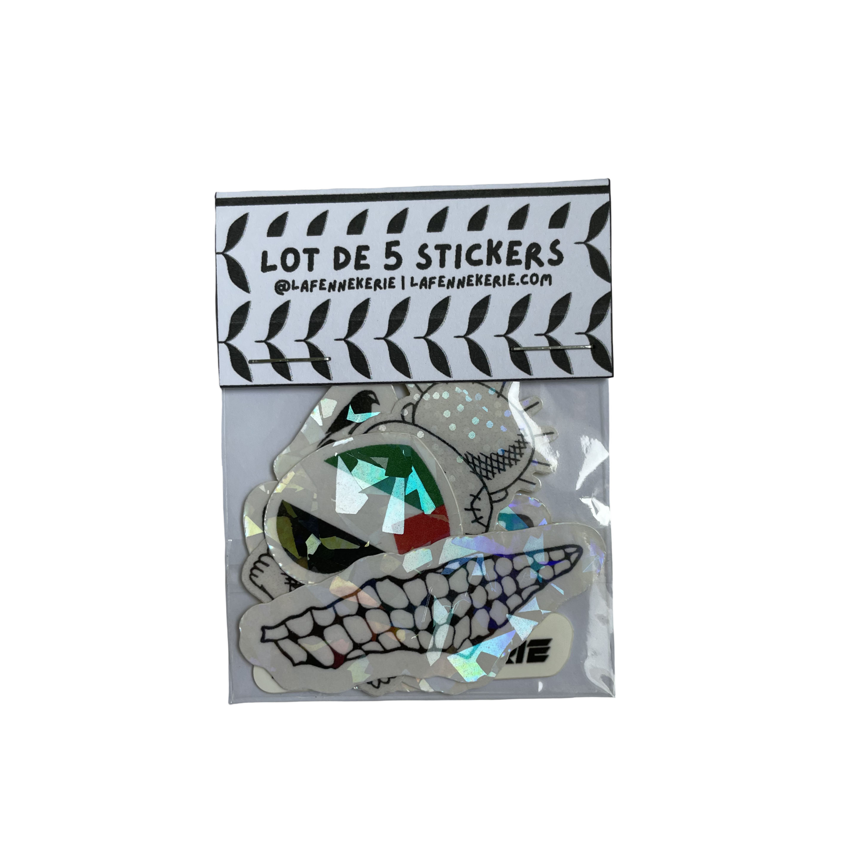 Lot de 5 Stickers Palestine