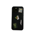 coque noire lot de 4 stickers palestine et algerie
