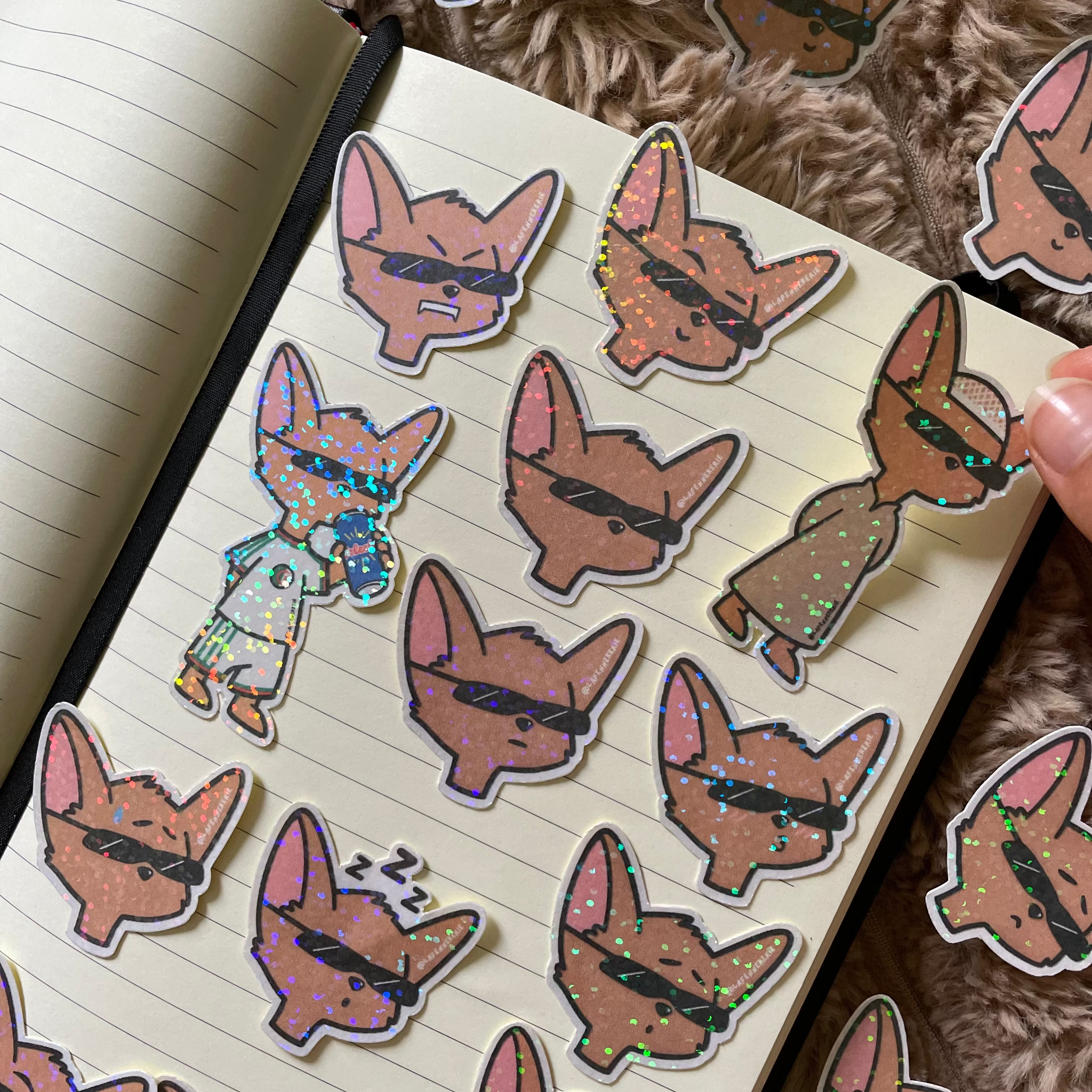fenny moodz emojis fennec la fennekerie
