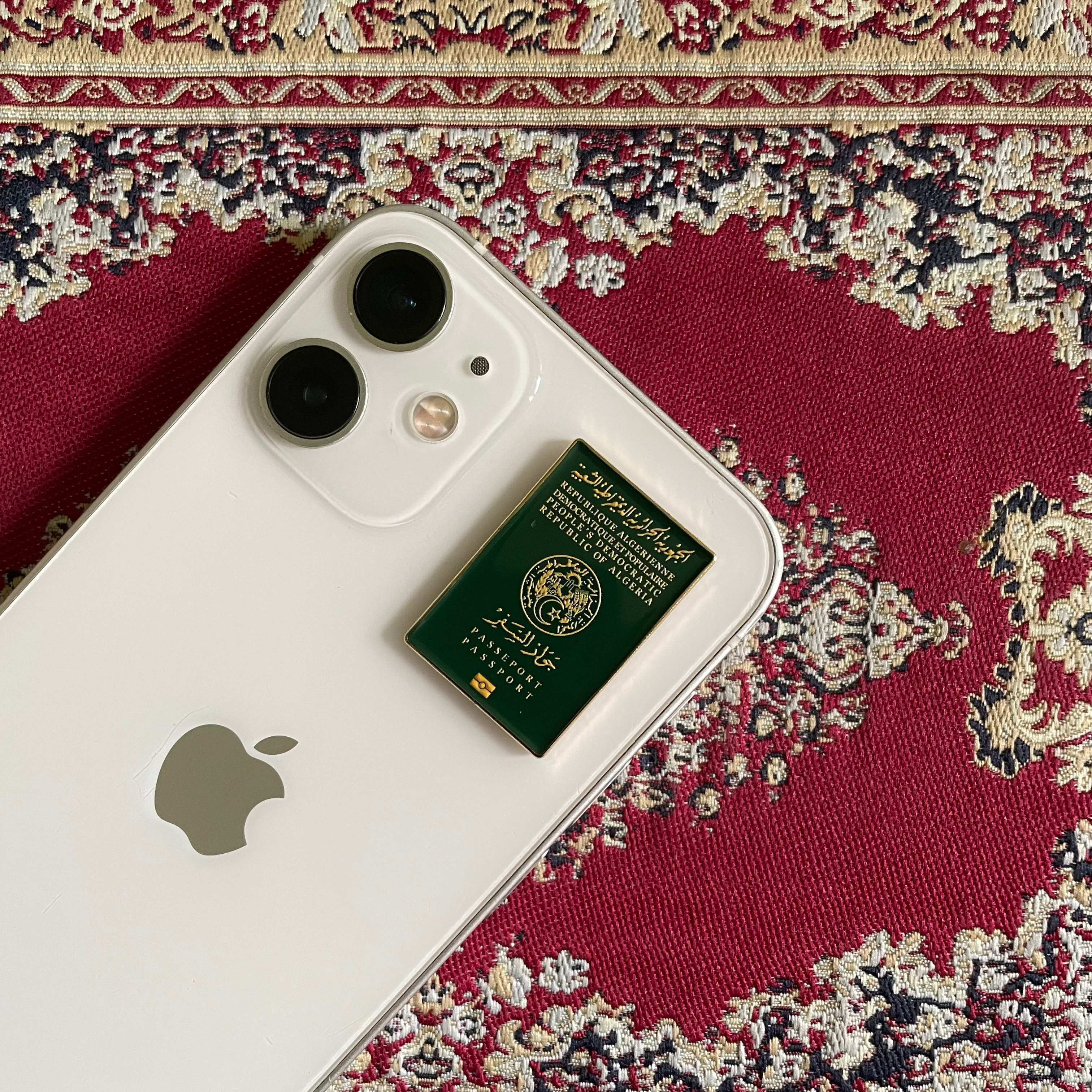 sticker en metal passeport algerien