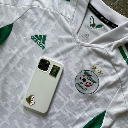 stickers en metal algerie avec maillot de l'equipe nationale d'algerie 