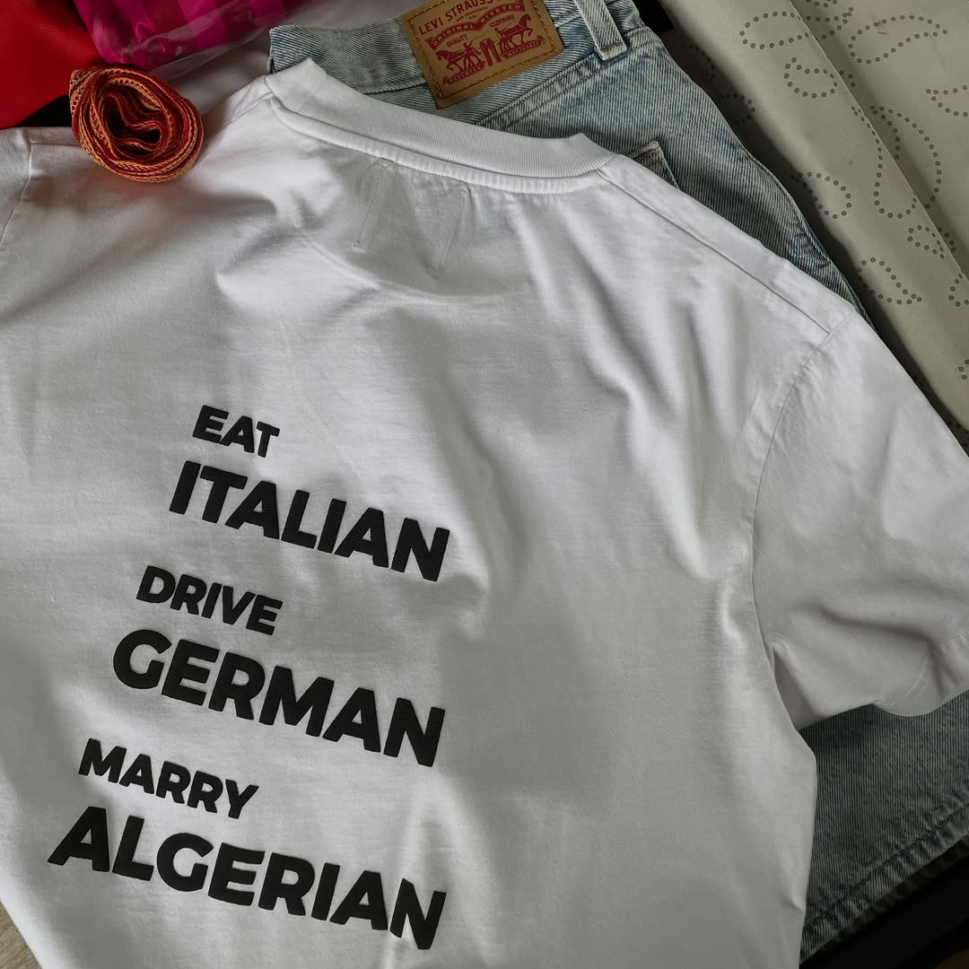 tshirt eat italian drive german marry algerian valise
